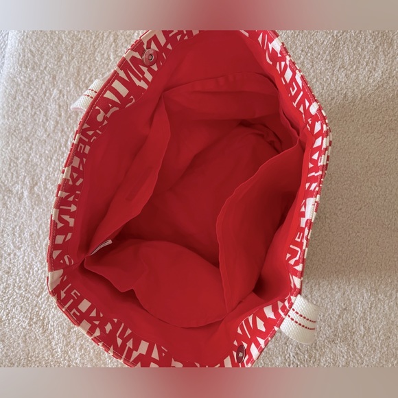 Red white Calvin Klein Large Sturdy Tote Bag - Picture 3 of 3